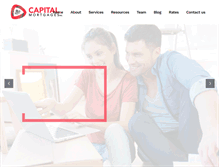 Tablet Screenshot of capitalmortgages.com